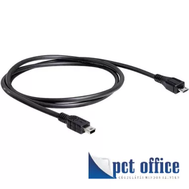 Adat és töltőkábel, 1 m DeLock 2.0 MiniUSB MicroUSB