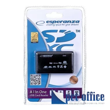 Memóriakártya Olvasó Esperanza EA119 All in One USB 2.0