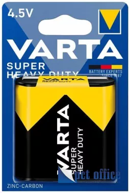 Elem, 3R12P lapos elem, 4,5 V, 1 db, VARTA Superlife, féltartós