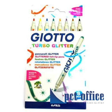 Filctoll készlet 8 db-os Turbo Glitter Giotto