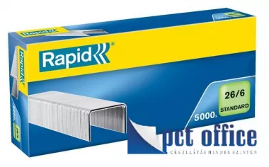 Tűzőgépkapocs 26/6 Rapid Horganyzott Standard 5000 db