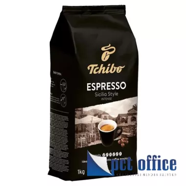 Kávé, pörkölt, szemes, vákuumos csomagolásban, 1000 g, Tchibo Espresso Sicilia Style