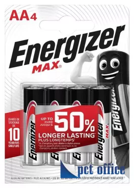 Elem, AA ceruza, 4 db, ENERGIZER Max