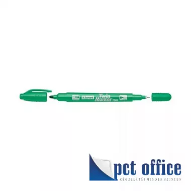Alkoholos marker Luxor Twin Kétvégű F-M 0,7-1 mm Zöld