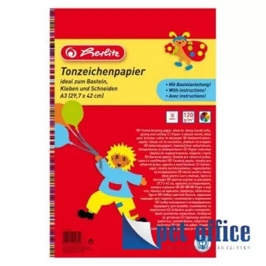 Barkácskarton A3 10 ív 120 gr Herlitz