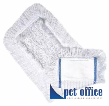 Felmosófej huzat, Mop 50 cm zsebes/bújtatós és csiptetős/füles egyben, ECO