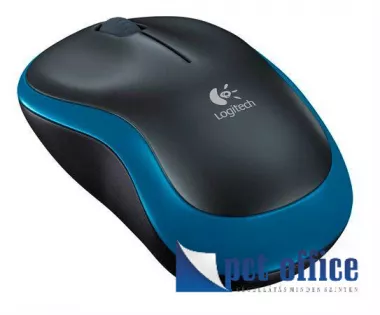 Egér optikai Logitech M185, vezeték nélküli kék
