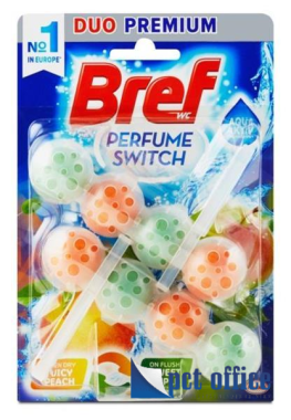 Wc tisztító golyók 2x50 gr Bref Blue Power Aktiv 4 funkciós Premium Color Red Apple