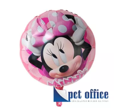 Lufi Fóliás 18 inch-es Minnie rózsaszín