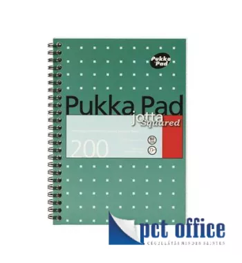 Spirálfüzet A5 vonalas Pukka Pad 100 lapos Metallic Jotta