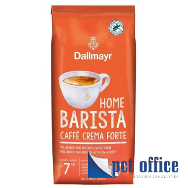 Kávé, pörkölt, szemes, vákuumos csomagolásban, 1000 g, Dallmayr HOME Barista Forte