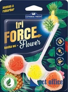 Wc tisztító golyók 45 gr General fresh tri force ananász és rebarbara