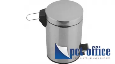 Szemetes/kuka pedálos fém, 5 l