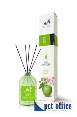 Légfrissítő Air Time Reed Diffuser fapálcikás 50 ml Green apple