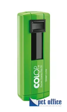 Zsebbélyegző Colop Pocket Stamp Plus 20 (38x14 mm) green line