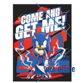 Gumipántos mappa A4 Sonic a sündisznó Get Me