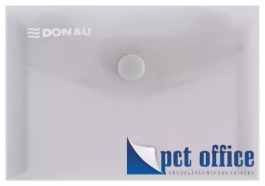 Irattartó tasak A7 PP patentos Donau Füstszínű
