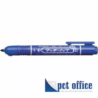 Alkoholos marker Zebra Mckie Retractable 1,3 mm Kék