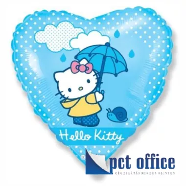 Lufi Fóliás 18 inch-es Hello Kitty esernyővel, szív