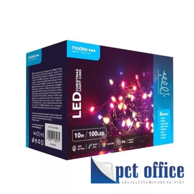 Karácsonyi fényfűzér 100 db beltéri led elemes Modee C2003(100LED/10/10cm) multicolor