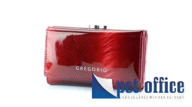 Pénztárca lakkbőr patentos Gregorio FF-108