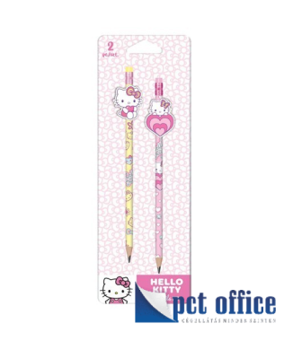 Grafitceruza henger HB Colorino Hello Kitty Pink 10722 radírral 2 db-os