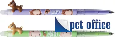 Rollertoll nyomógombos Radírozható M&G iErase Soft Animals