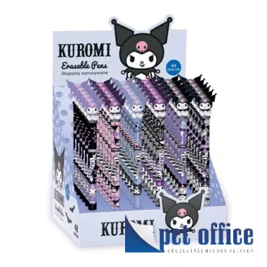 Zseléstoll nyomógombos Colorino Radírozható Hello Kitty Kuromi 14539 0,5 mm